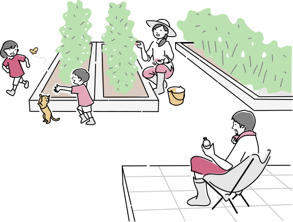 家庭菜園を楽しむ