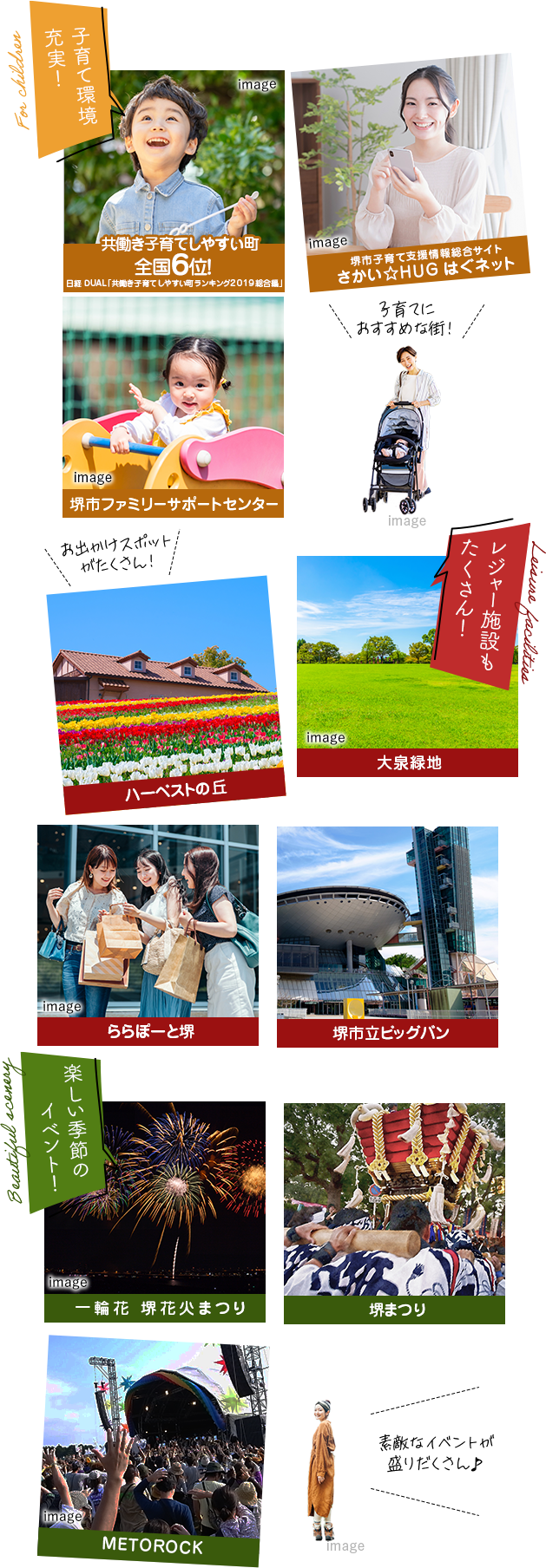 堺　魅力スポット一覧